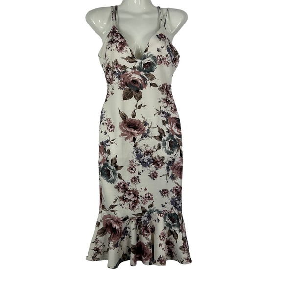 Glare Floral Strap Dress Size Small - Picture 1 of 4